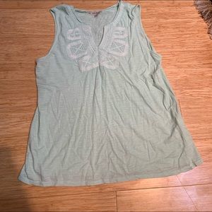 Mint green Lucky Brand Tunic
